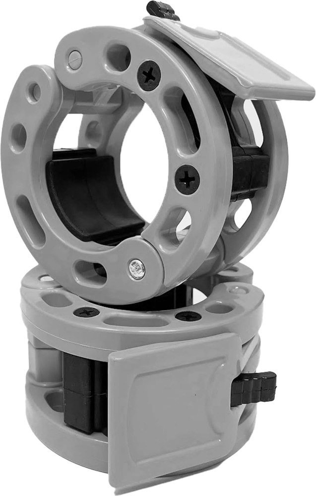 Olympic Barbell Clamps: Quick Release Collars for 2-Inch Bars - Durable & Eff...
