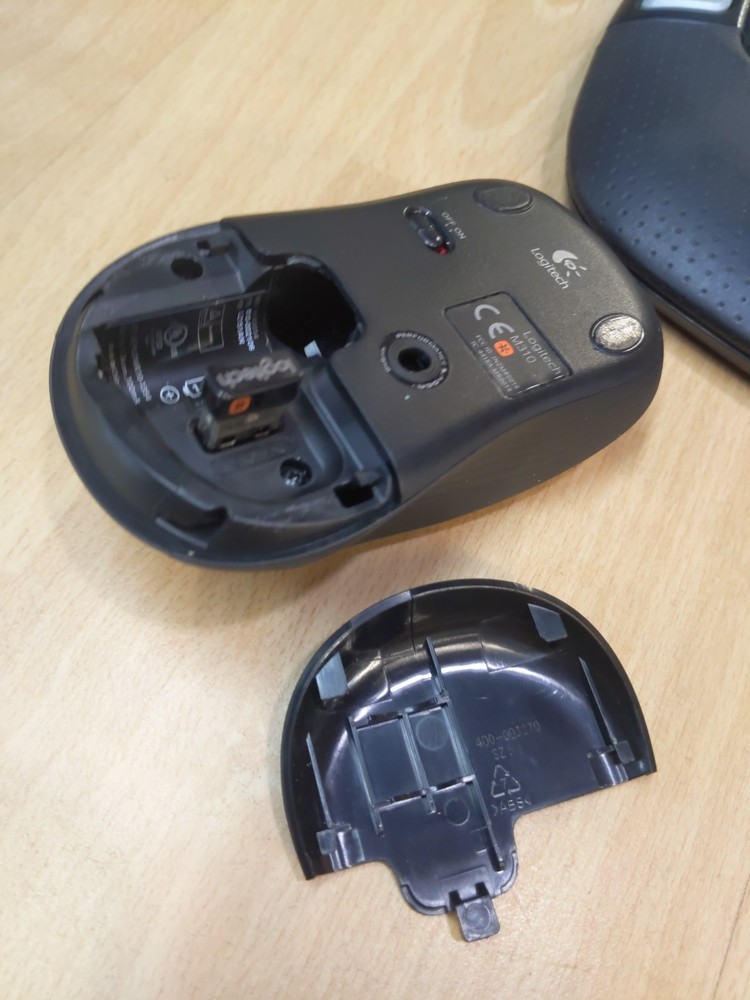 Logitech Wireless Wave Keyboard K350 & Mouse Set, M310 Mouse + USB Dongle C