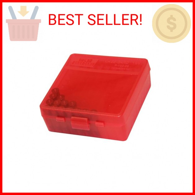 MTM 38/357 Cal 100 Round Flip-Top Ammo Box