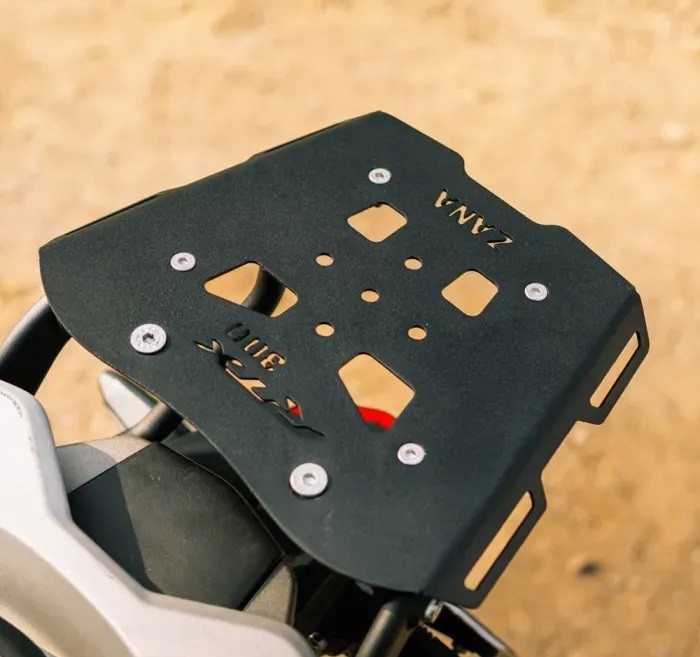 Top Rack With Plate (Black) Fit for TVS APACHE RTX 300