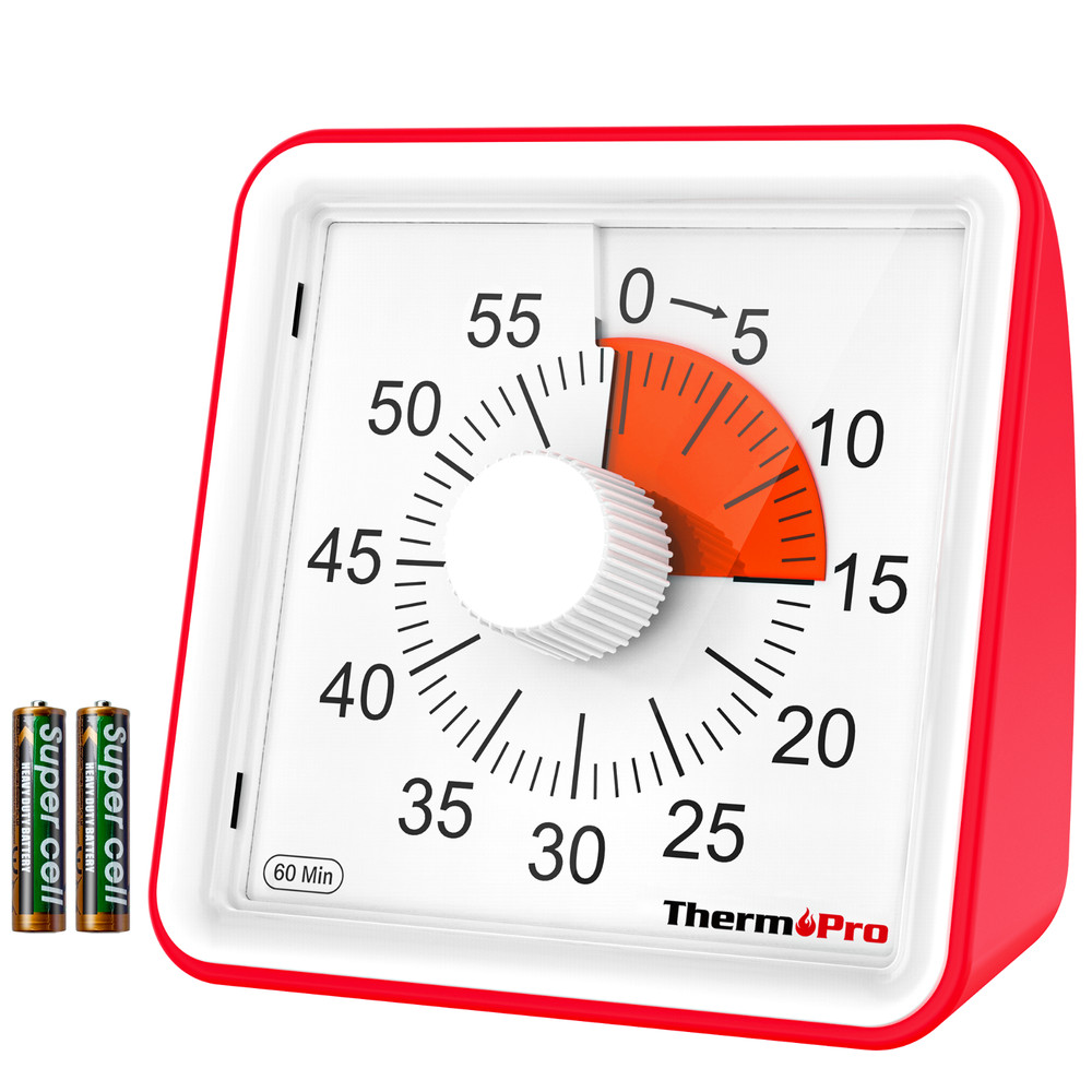 ThermoPro TP620 Instant Read Thermometer + TM021 Visual Timer Bundle Kitchen Set