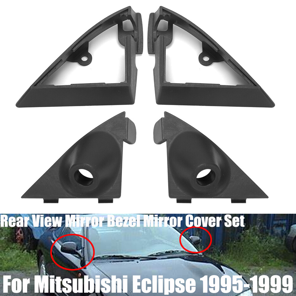 For Mitsubishi Eclipse 2G Bezel Mirror Cover Pair Trim Covers Eclipse 1995-1999