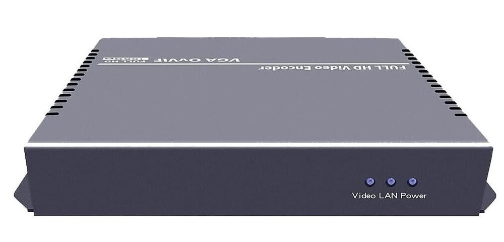 H.264 VGA Video Encoder VGA to IP Stream for IPTV, Live Stream, Broadcast Suppor