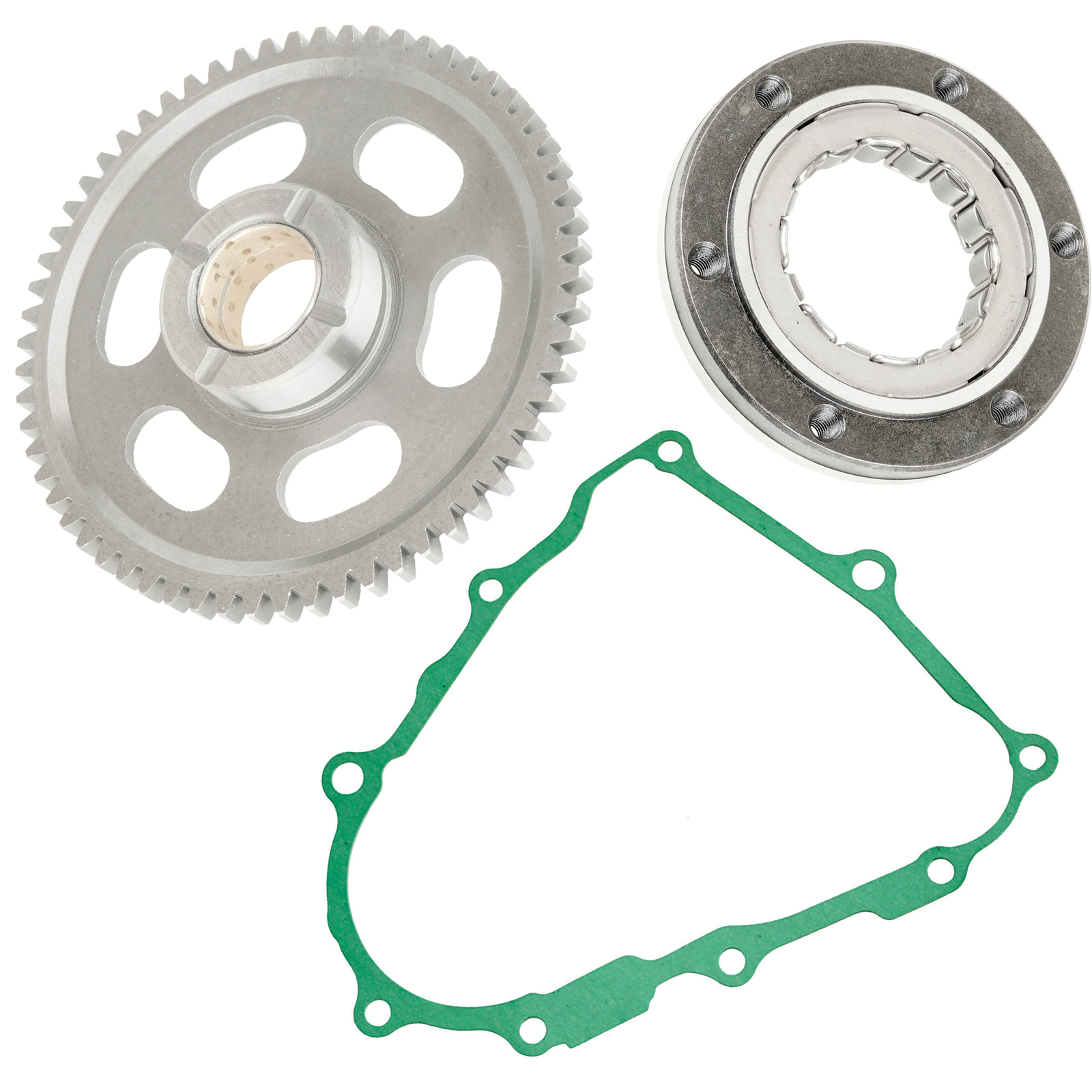 Starter Clutch One Way Bearing Idler Gear Gasket For Yamaha YFZ450 2004-2009