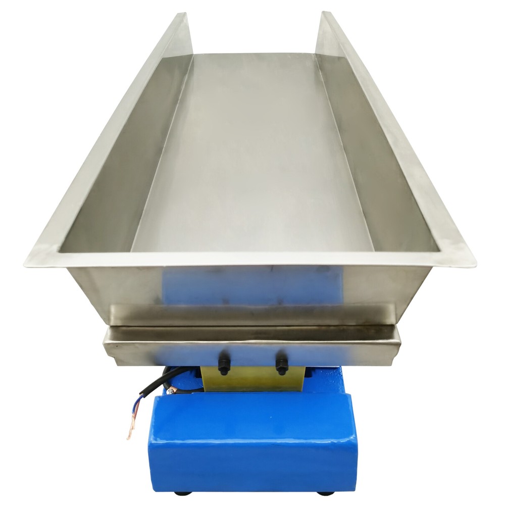 Electromagnetic Vibrating Feeder Shaking Type Material Conveyor 110V 100W