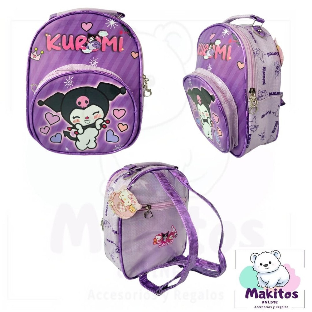 Fits school backpack, Hello , Kuromi