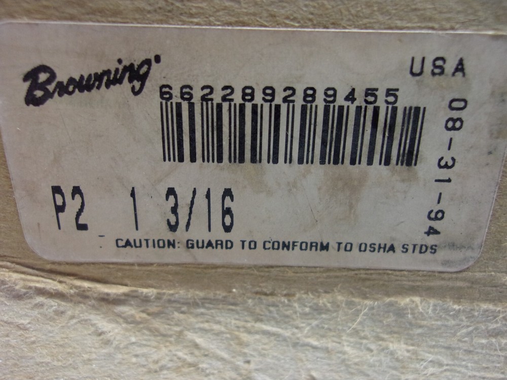 BROWNING P2 1 3/16, SPLIT TAPER BUSHING, 1-3/16" BORE, 0756A