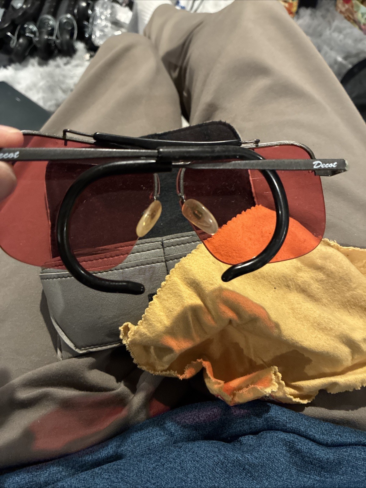 Vintage Decot Hy-Wyd Sport Shooting Safety Glasses with original &Frame and Case