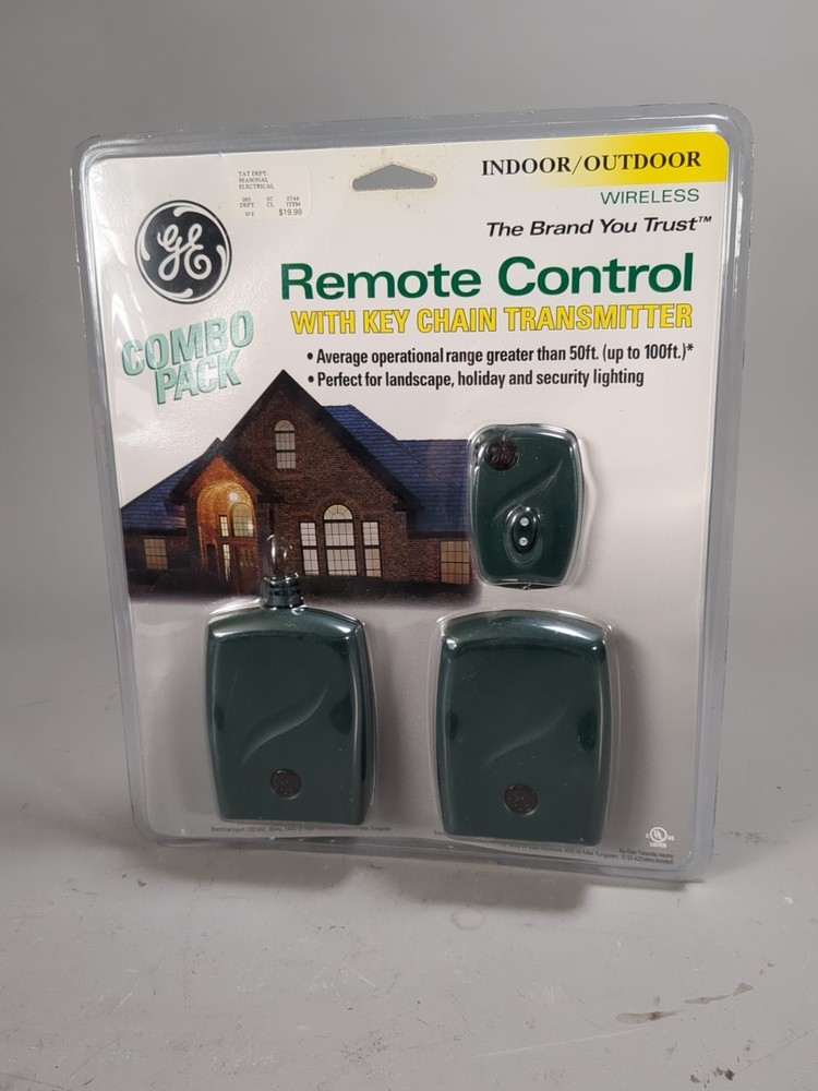 GE Wireless Outlet Remote Control  Combo Pack Indoor Outdoor New