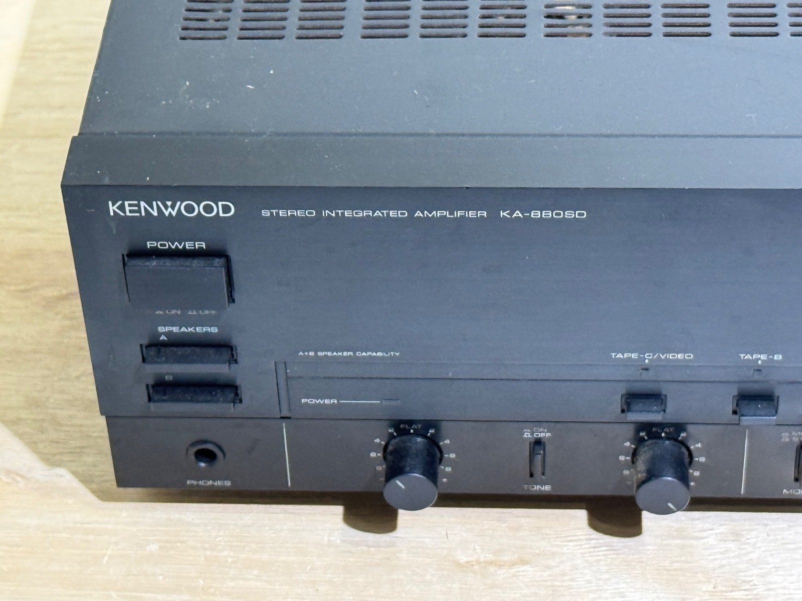 Kenwood KA-880SD Stereo Integrated Amplifier | JAPAN | No Power | Sold AS-IS