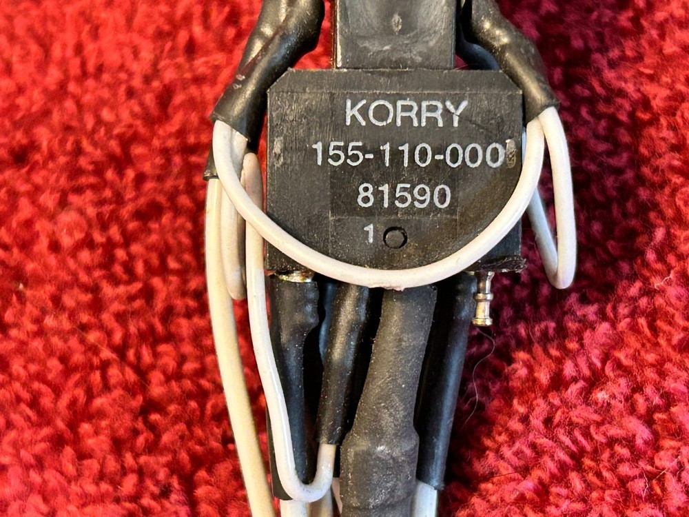 KORRY GROUND DISPATCH COMM SWITCH P/N 342-640-0842-001