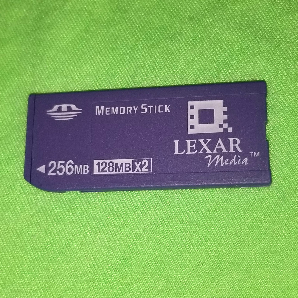 Lexar Media Memory Stick 256MB Camera Card 128mb Select Switch