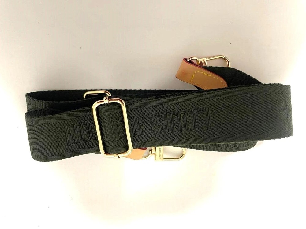 Louis Vuitton Shoulder Strap Adjustable Crossbody Shoulder Replacement Khaki.