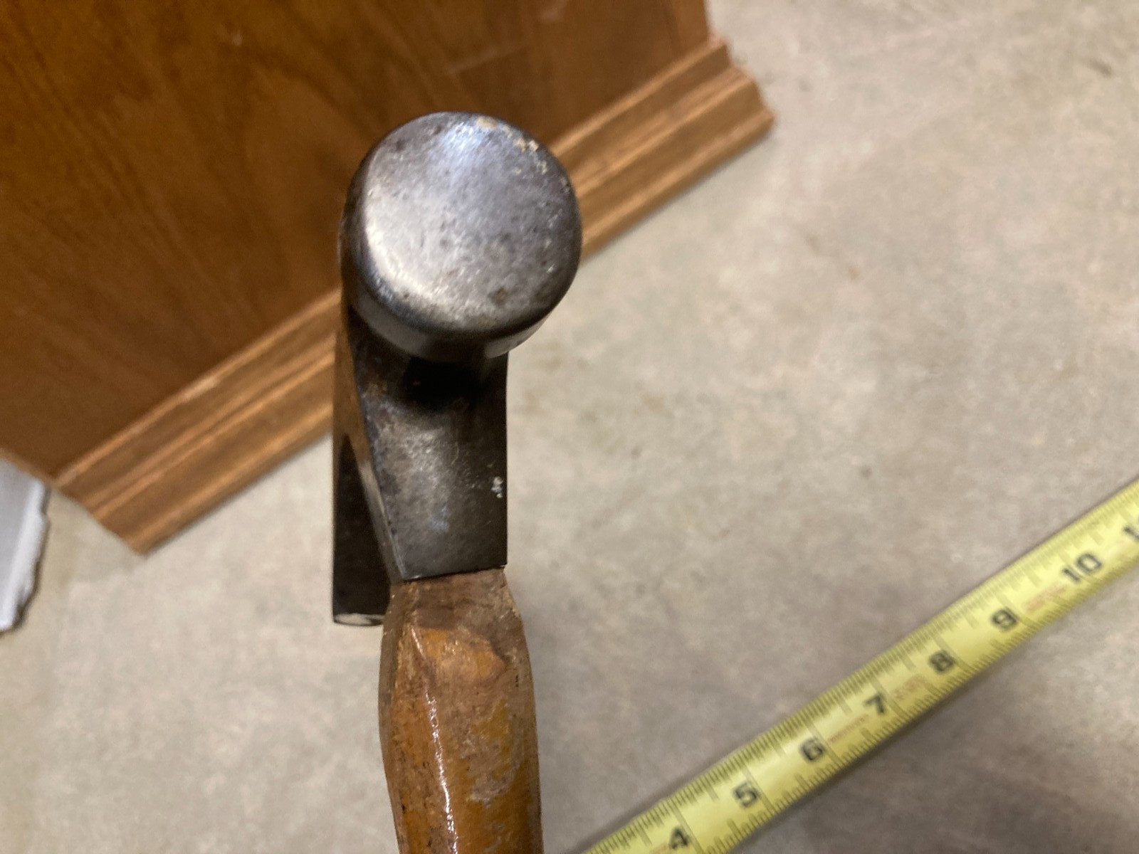 Vintage CRAFTSMAN VANADIUM Oval Logo Curved Claw Hammer Globemaster Handle USA