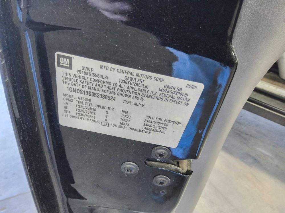 TRAILBLAZER 2005 Battery Tray 668446