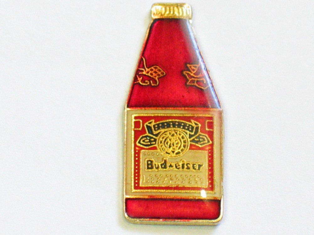 Vintage Budweiser Beer Bottle Pin