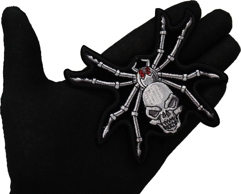 Skull Spider Patch - 4x3.7 inch - P7493