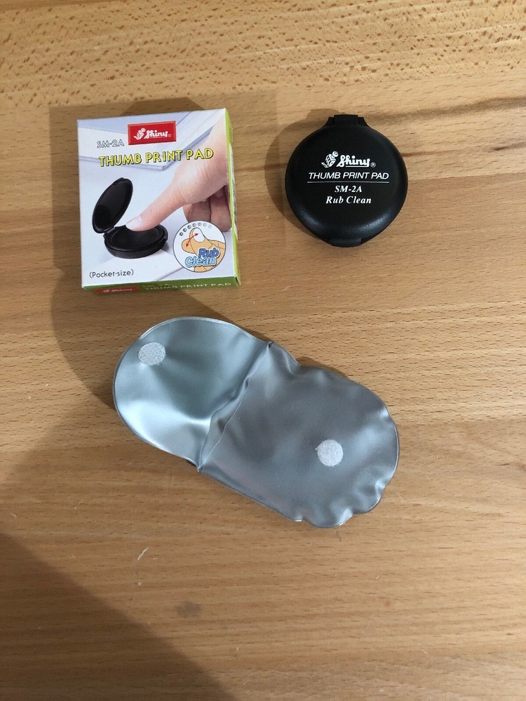 Inkless Fingerprint Pad 1,000 Applications Per Pad