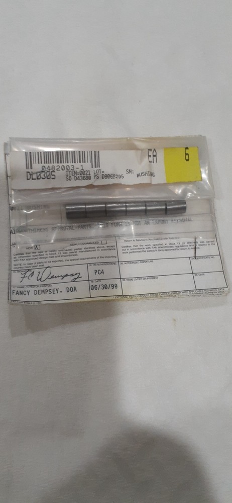 CESSNA AIRCRAFT ELEVATOR BUSHING 0432003-1