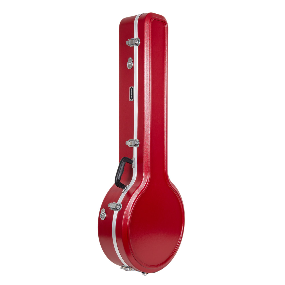 Crossrock 5-String Resonator & Gibson Tenor Banjo Case-ABS Molded Hardshell