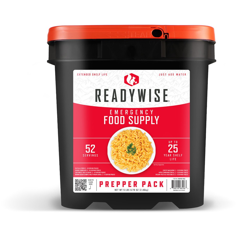 ReadyWise Prepper Pack Bucket - 52 Servings