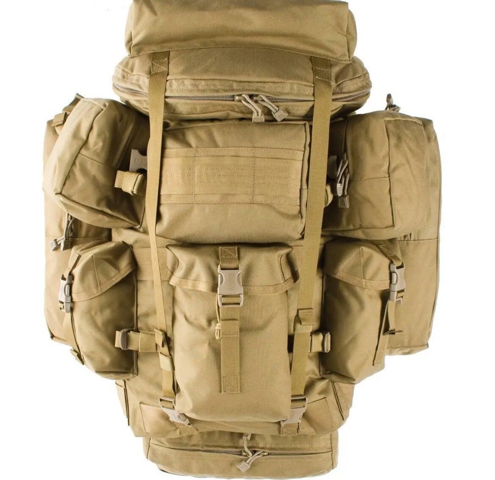 BlackHawk SOF Ruck Kit w/ Frame & Pads Coyote Tan 60SOFKDE Enhanced ALICE EUC