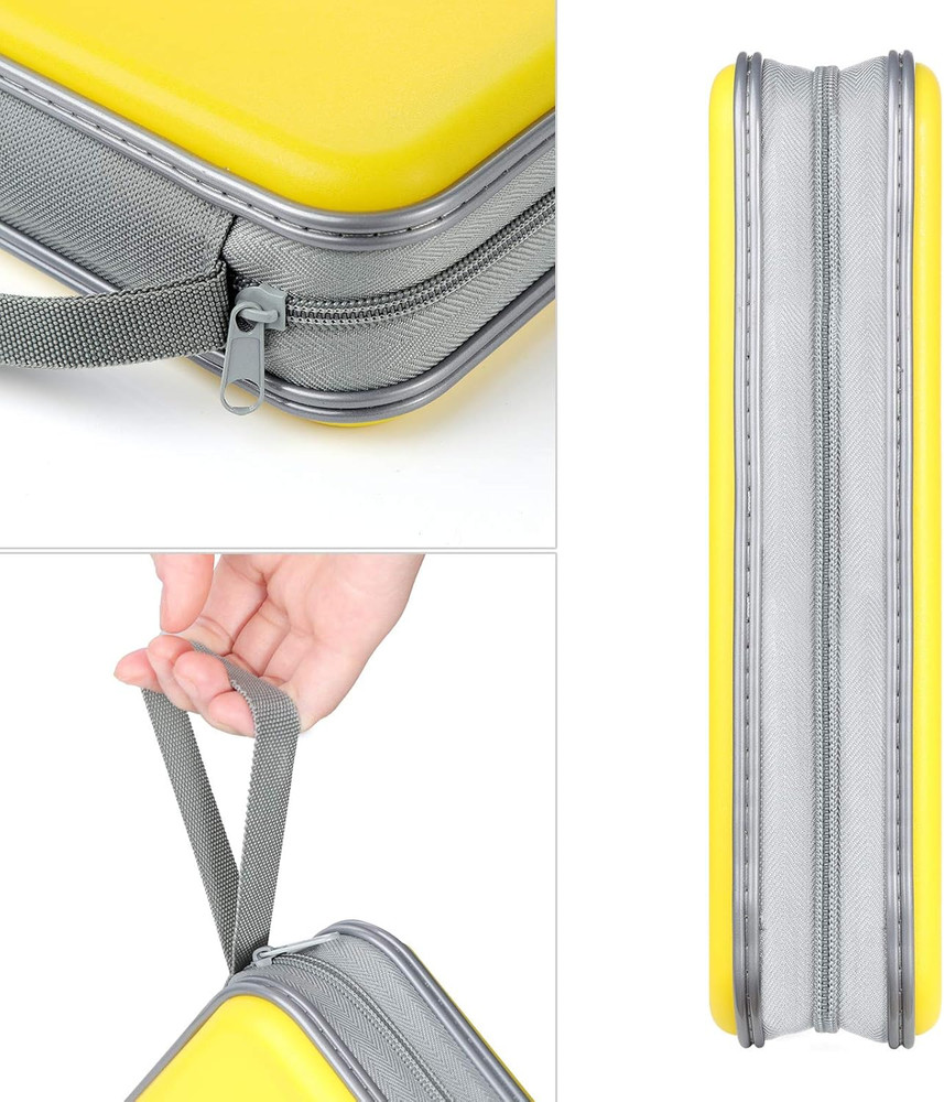 CD Case, 96 Capacity Hard Plastic CD Holder Protective DVD Disc Storage Case Hol