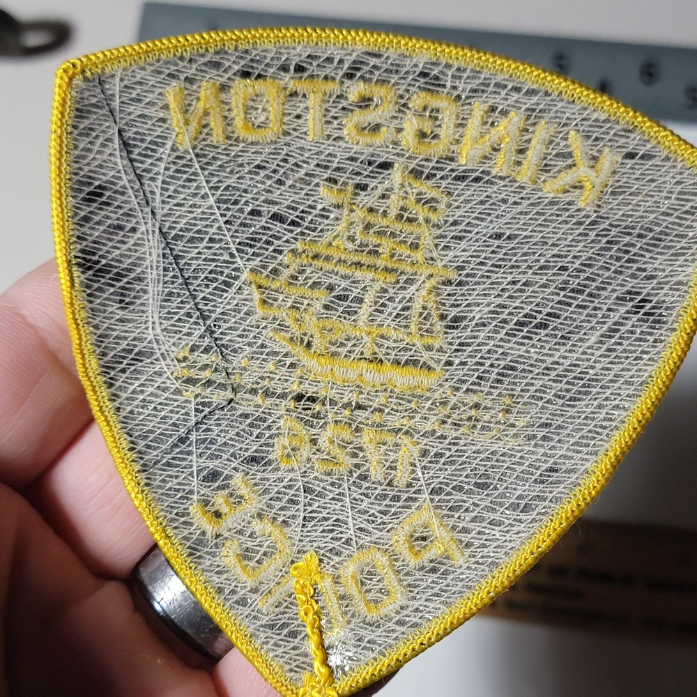 Bin1 b7 Police patch Massachusetts Kingston