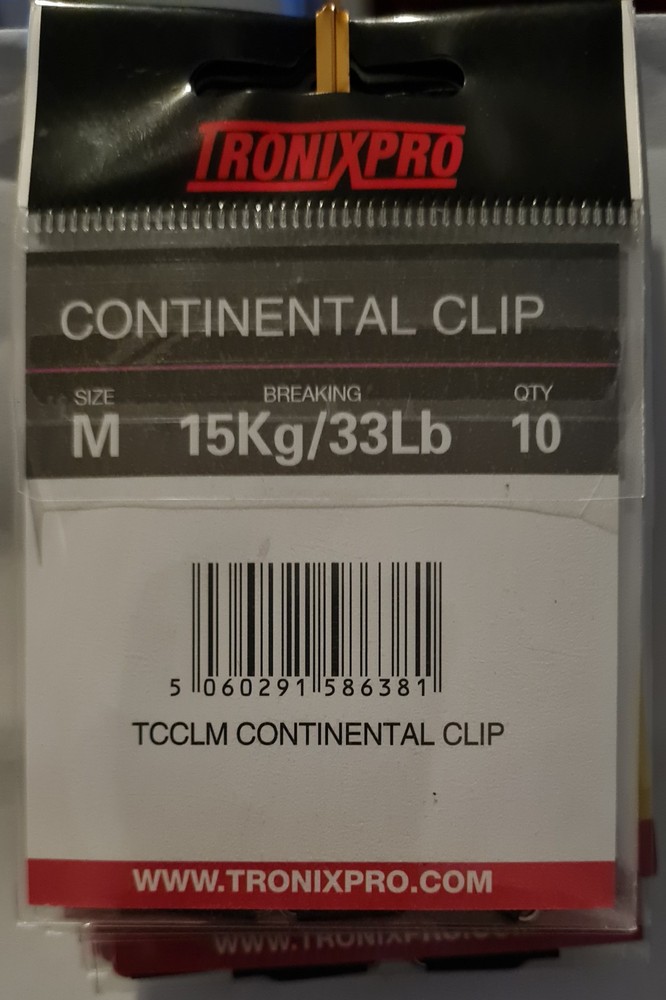 5 PACKETS TRONIX PRO CONTINENTAL CLIPS MEDIUM