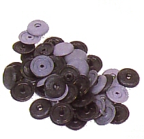 Seat Belt Retaining Stop Button Replacement  10 x Grey