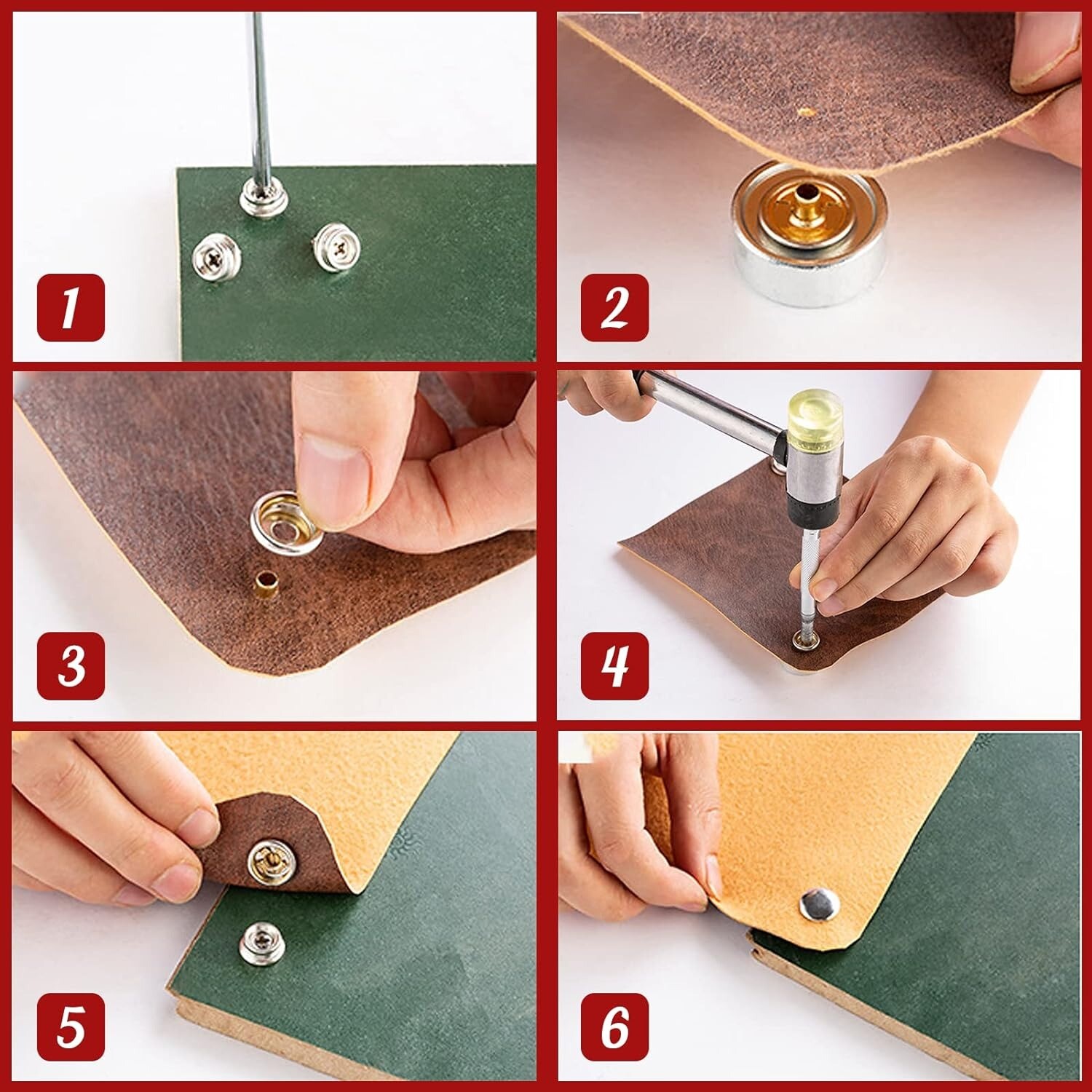 Screw Snap Fastener Stainless Steel Boat Canvas Press Stud Cover Button Kit