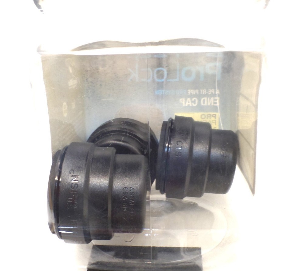 SHARKBITE PL028J3 PROLOCK PE-RT-PEX-COPPER END CAP1" PRO 3-PACK
