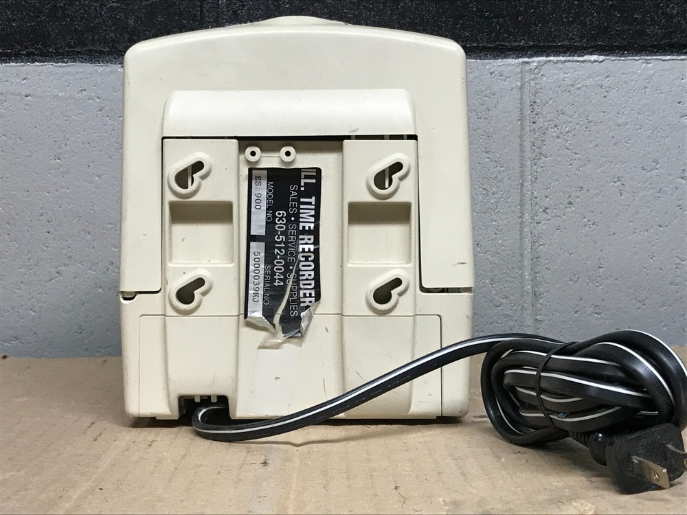 Acroprint ES900 Electronic Payroll Recorder Time Stamp Machine -Not Working