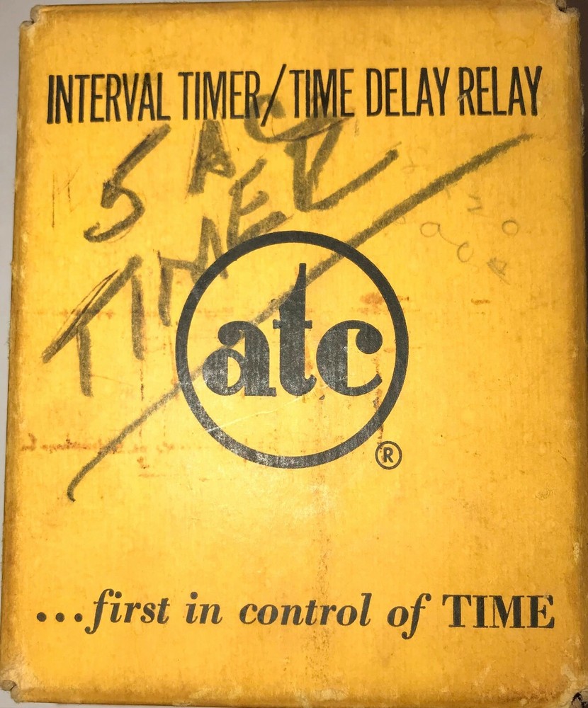 ATC INTERVAL TIMER / TIME DELAY RELAY TYPE 321 115V AC-10A 230V AC-5A