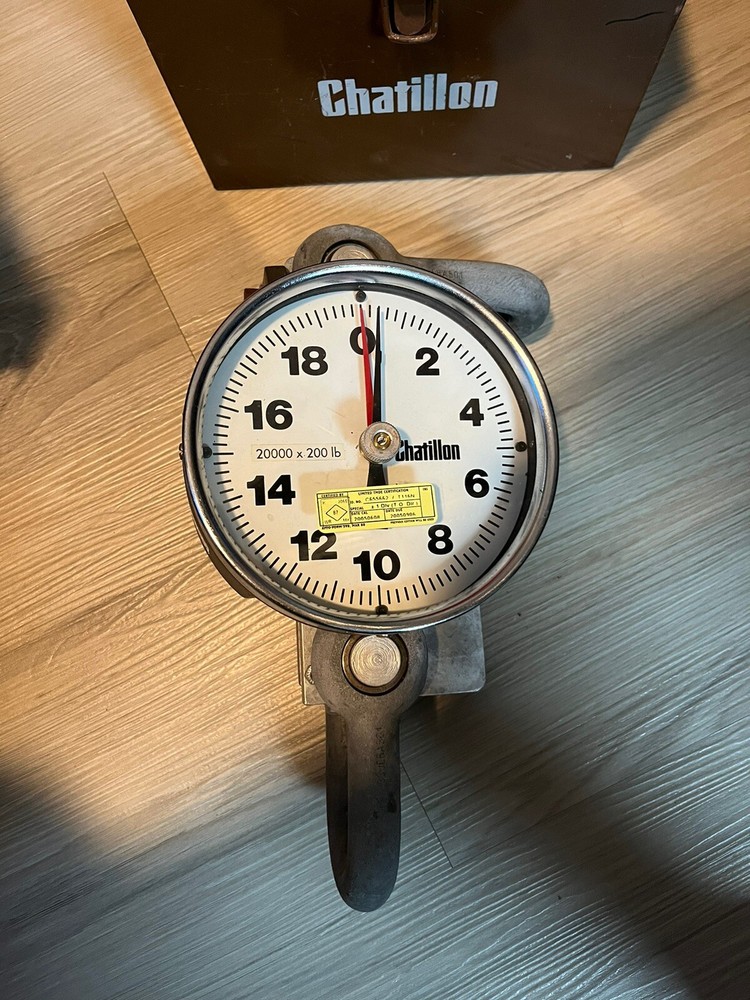 Chatillon Crane Scale (Tensiometer) 200-20,000 lbs.