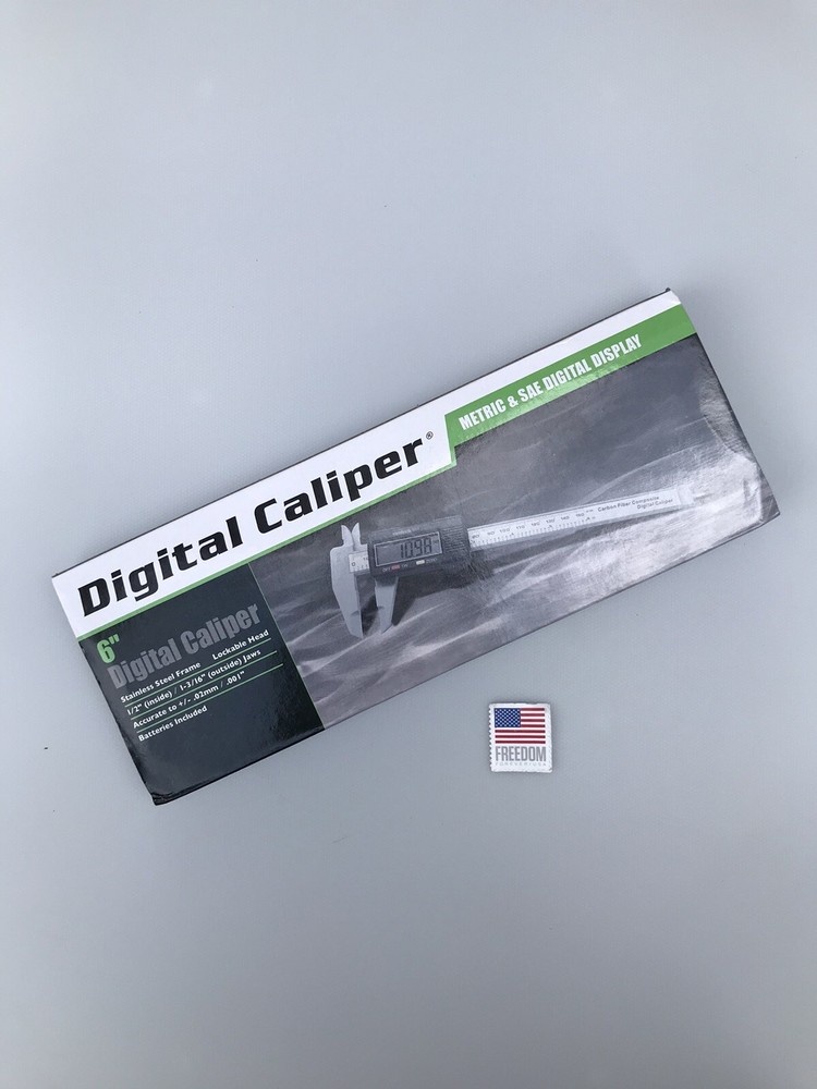 0-6" Calipers Measuring Tool - Electronic Micrometer Caliper with Large LCD S...