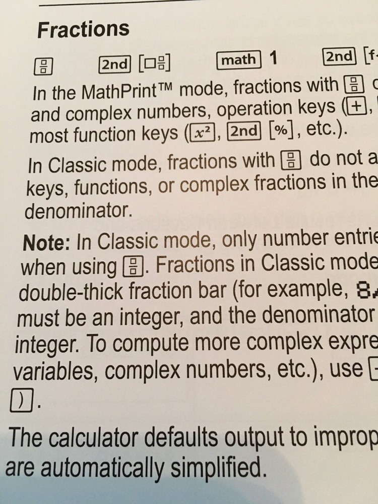 TI-36X Pro scientific calculator - Printed & Bound Manual