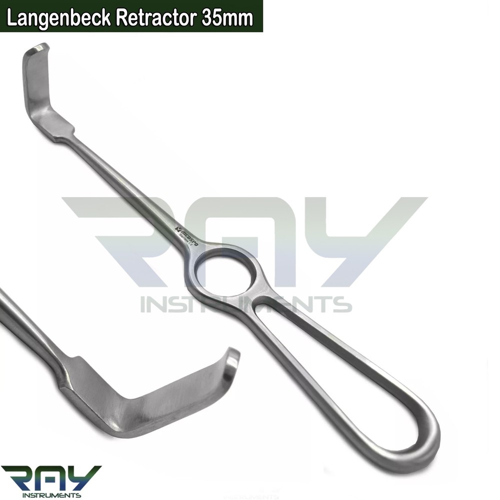 Dental Langenback Soft Tissue Retractor L Shaped Oral Surgery Instruments