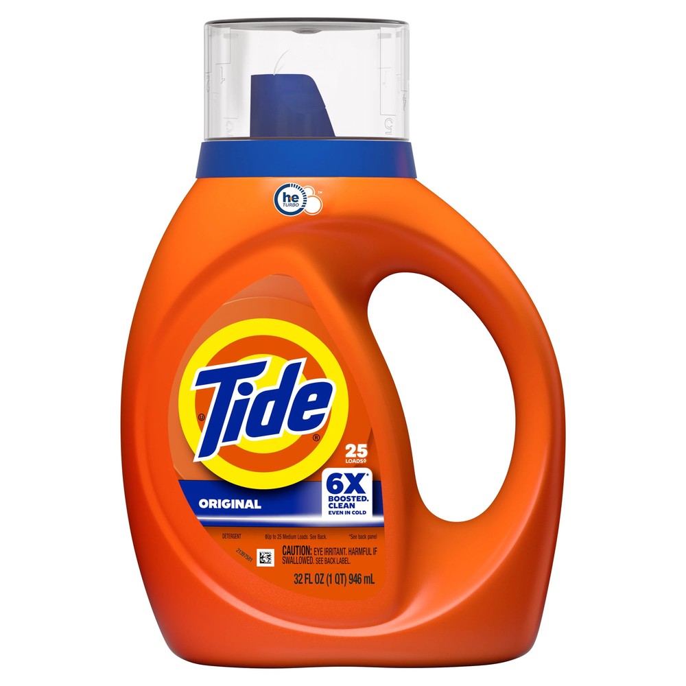 Laundry Detergent Liquid Boosted Cleaning Power Original Scent