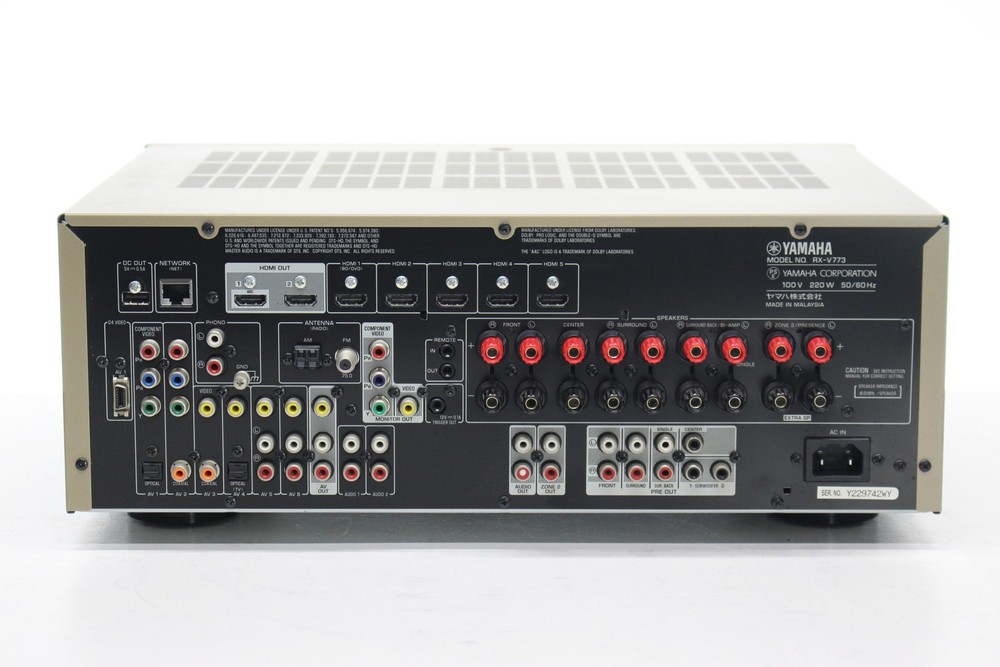 YAMAHA RX-V773 AV amplifier