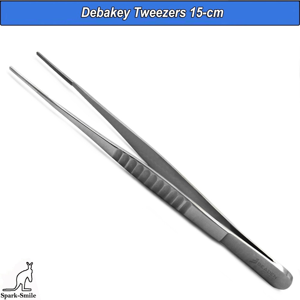 DeBakey Thumb Forceps Atraumatic Tissue Tweezers Hemostatic Instruments CE
