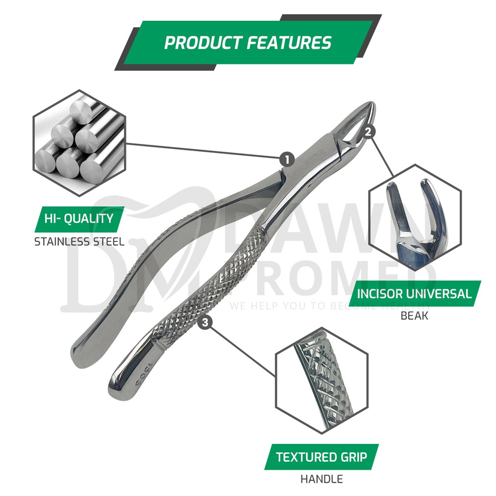 Dental Extracting Forceps 150s & 151s Surgical Extraction Tools Set German Grade