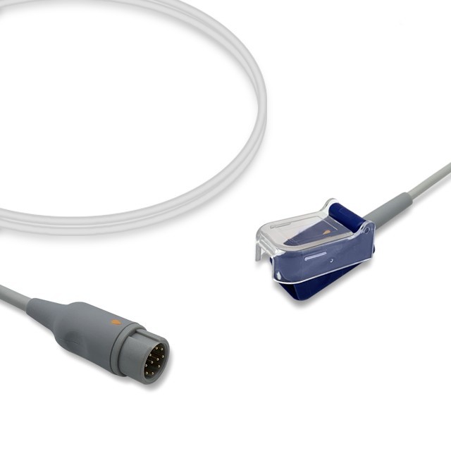 Compatible SpO2 Adapter Cable 0010-20-42712 for Mindray, Replacement: 3.0m