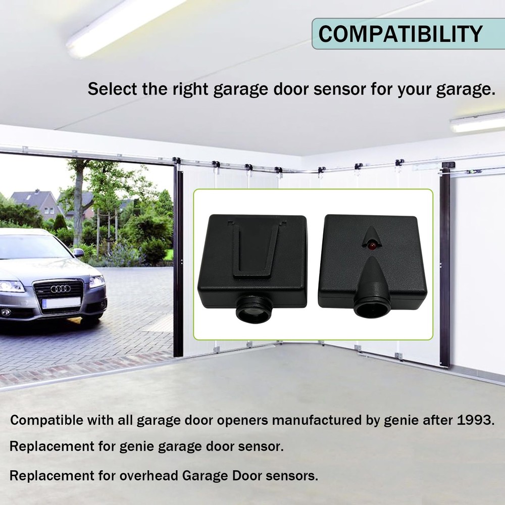 2PACK GSTB-R STB-BL Garage Door Sensor, Replacement for Genie 2pack