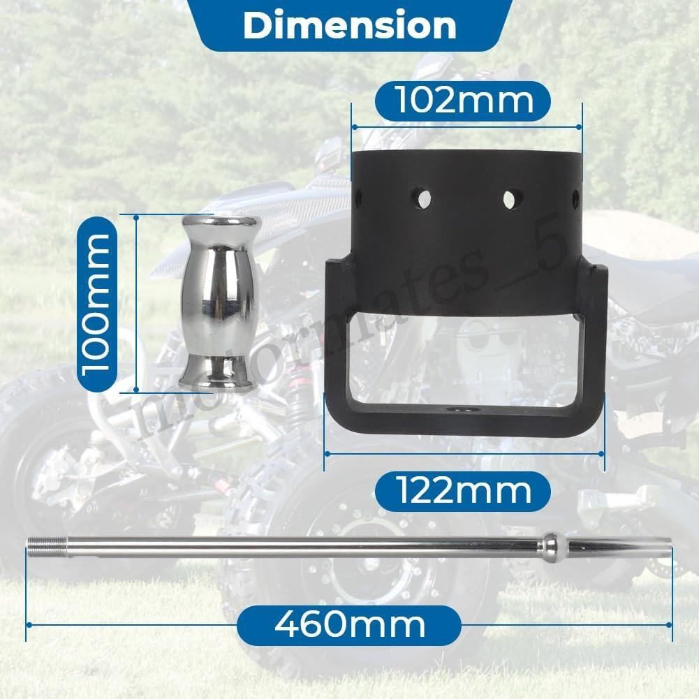 3.7" CV Axle Shaft Puller Removal Tool w/ Slide Hammer UTV/ATV HD Bushing Puller