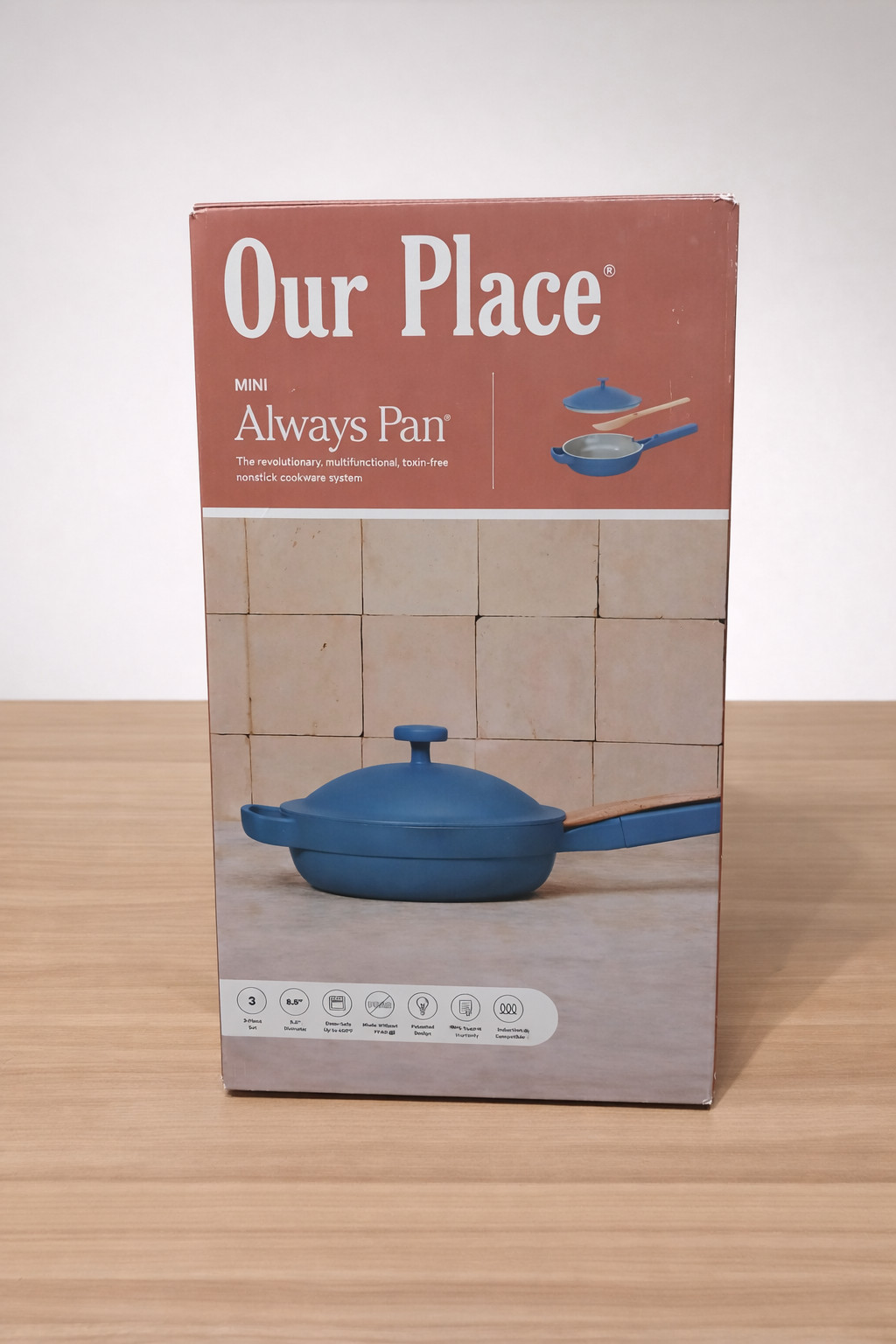Our Place Mini Always Pan 8.5 Ceramic Nonstick Blue Salt