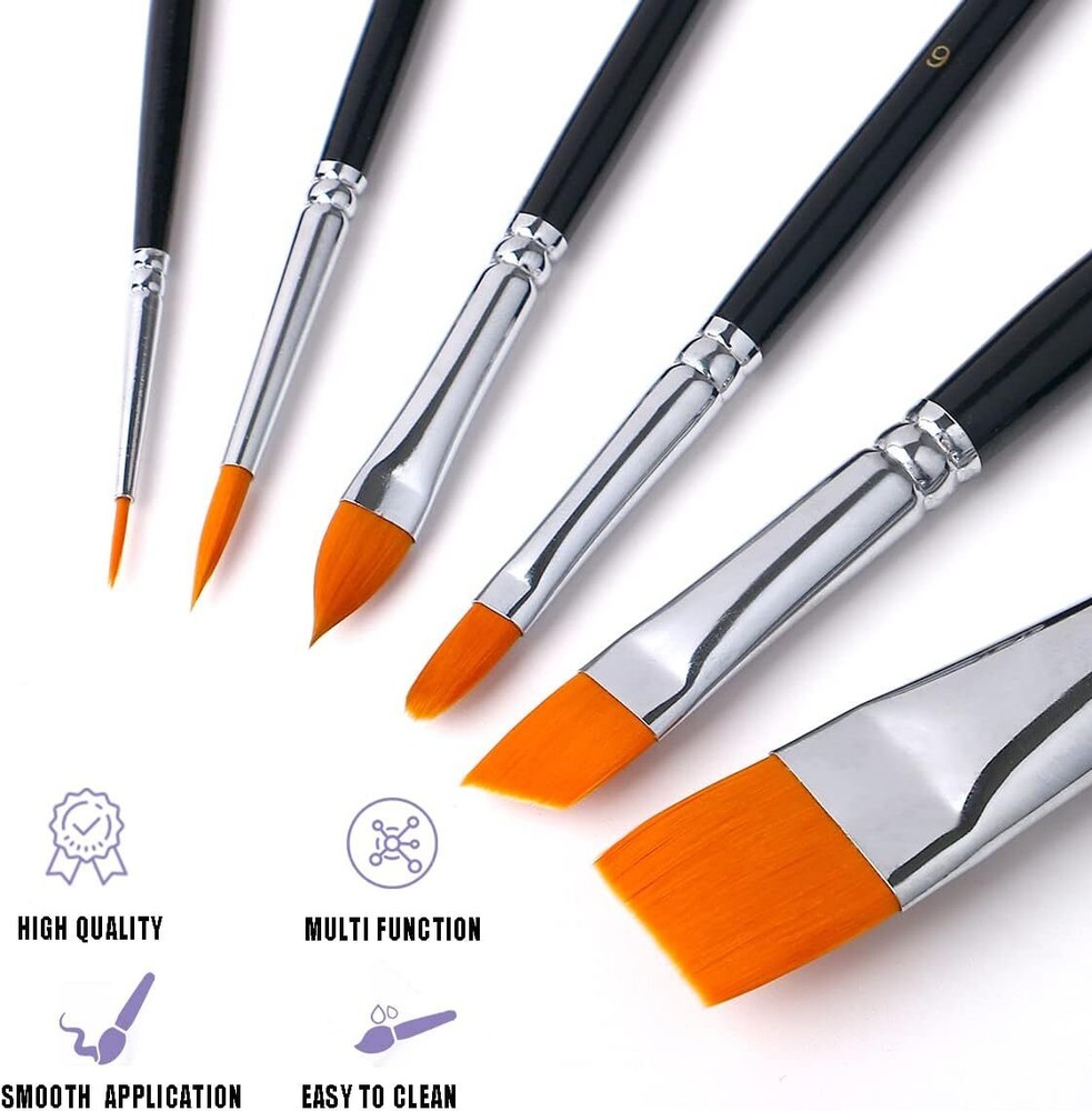 Bowitzki Split Cakes Face Paint Kit Professional Brush Stencils for Halloween