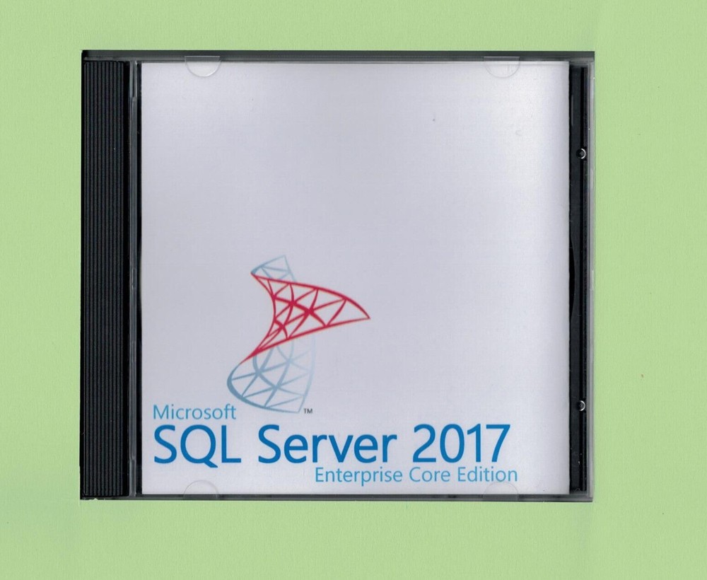 Microsoft SQL Server 2017 Enterprise with 16 Core License, unlimited User CALs