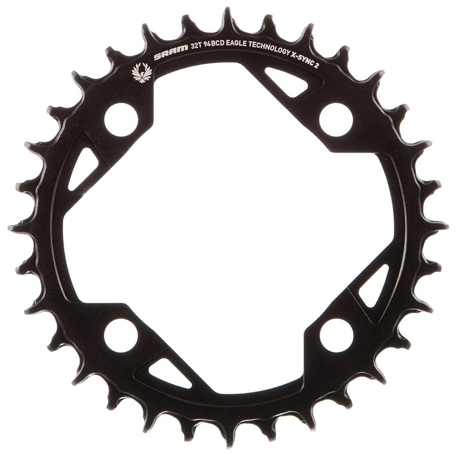 SRAM X-SYNC 2 Eagle 32t 12-Speed Aluminum E-MTB Chainring - Durable,