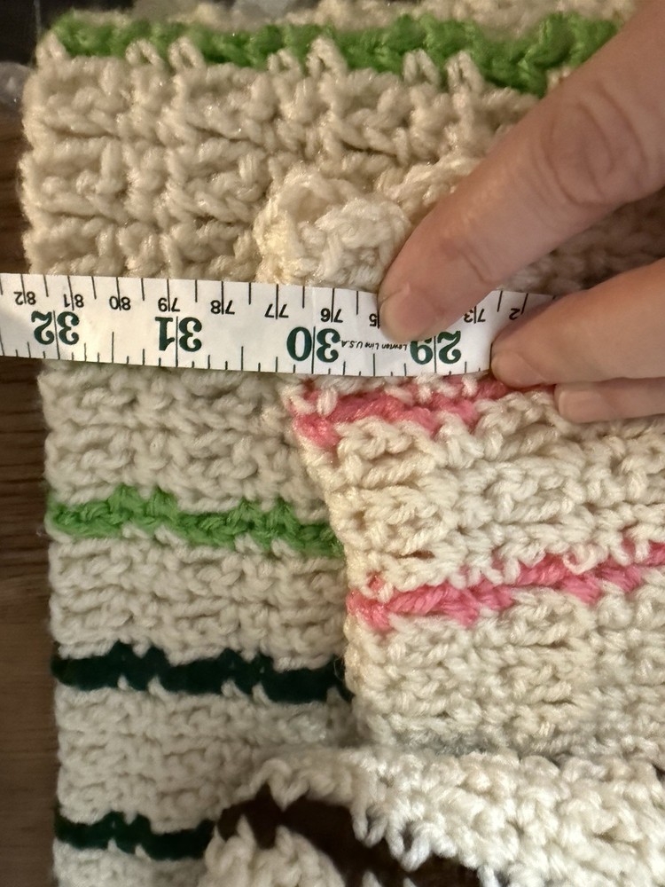 Handmade Crochet Quilt 48x72